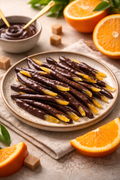 Orangettes artisanales au chocolat noir