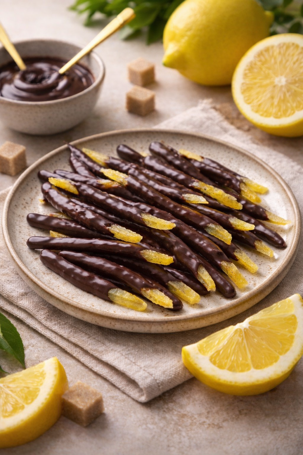 Citronettes artisanales au chocolat